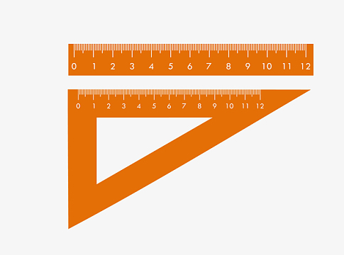 量角尺子素材_量角尺子图片元素-觅元素