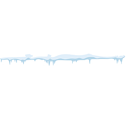 冬季雪和冰矢量插画