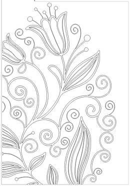 素描的花纹