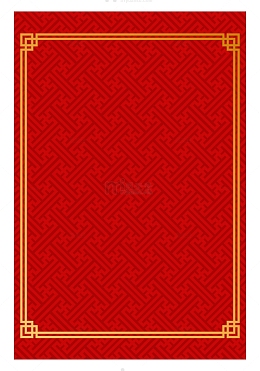 红色新年海报结婚请柬背景装饰矢