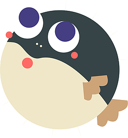 海洋生物胖嘟嘟的鱼