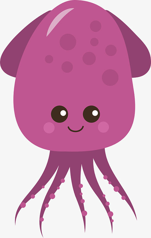 卡通水母图片_卡通水母素材_觅元素