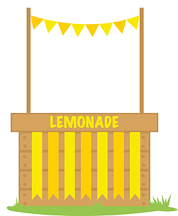 露天的矢量国外小摊