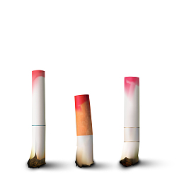 燃烧的矢量香烟