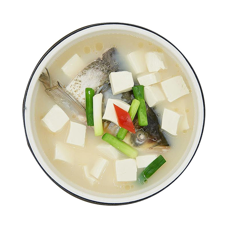 鲢鱼头豆腐汤汤羹图片
