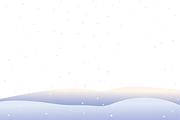 卡通下雪矢量暴风雪素材