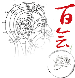 头部穴位设计素材