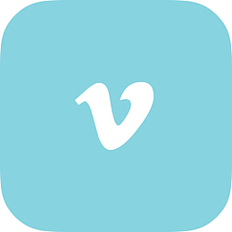 vimeo平社会图标