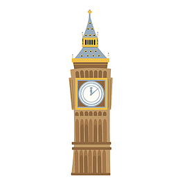 英国旅游大本钟png