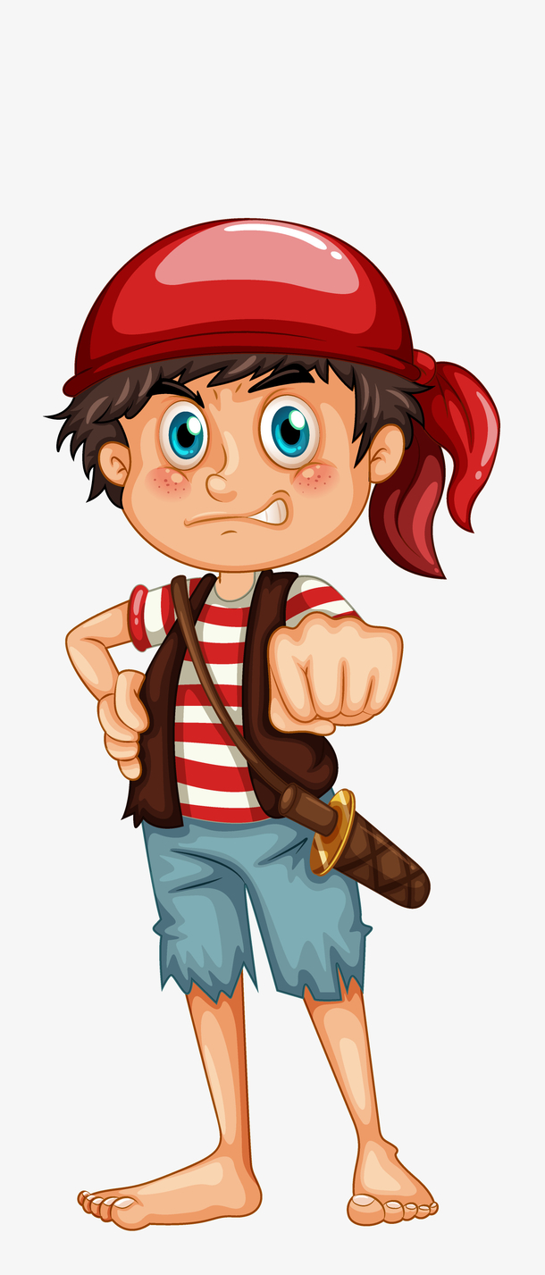 卡通装饰人物介绍海报设计素材免费下载_觅元素