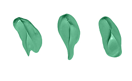 三笔绿色涂抹笔触