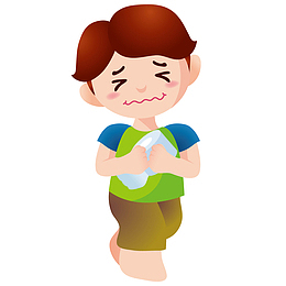 挣扎的男孩