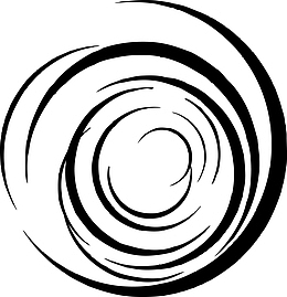 黑色旋转纹理图案