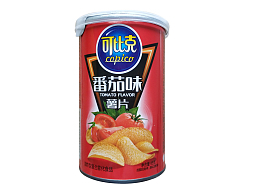 可比克薯片45g罐装