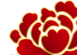 新年年货节大红花剪纸红花