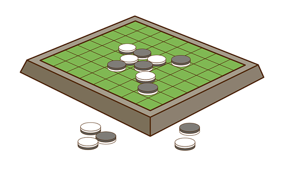 五子棋和棋盘手绘图