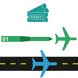 飞机和飞机跑道下载