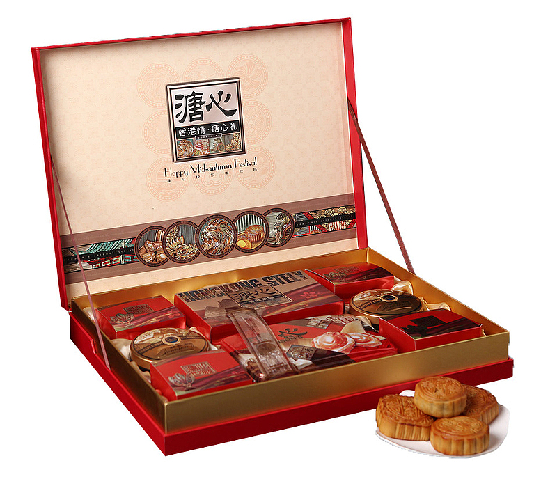 高档中秋节月饼包装盒设计