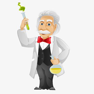 拿着化学试剂的科研人员