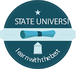 卡通试卷贺岁卡矢量图