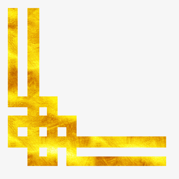 正方形大气边角边框烫金免抠图免抠素材免费下载_觅元素51yuansu.com