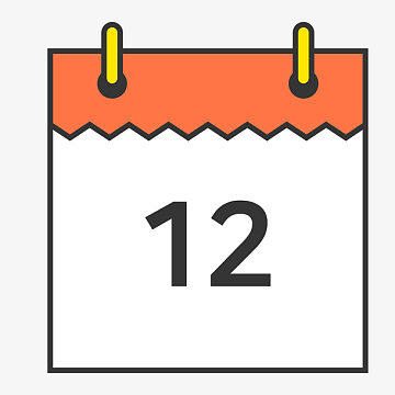 矢量扁平化日历素材_矢量扁平化日历图片元素-觅元素