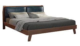 实木床北欧宜家家具