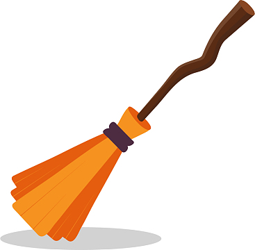 万圣节女巫的扫把