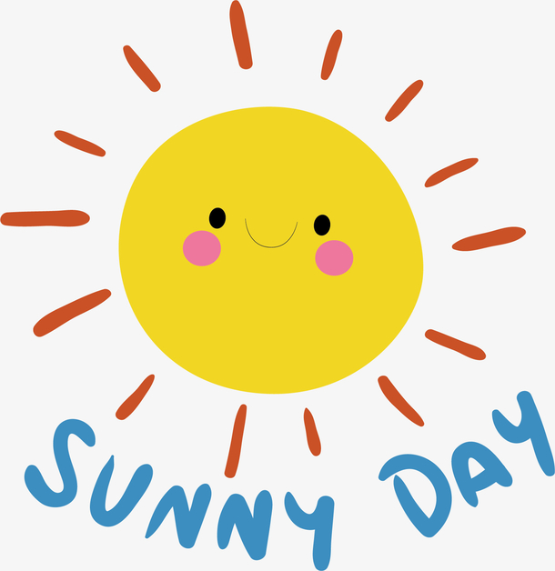 手账贴纸卡通太阳