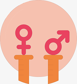 矢量图创意男女图标