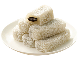 裹满椰蓉的糕点