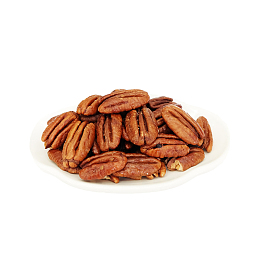 实物碧根果仁一盘