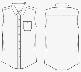 素描衬衫图案