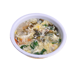 实物紫菜蛋汤