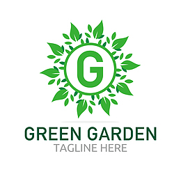 绿色字母文字logo