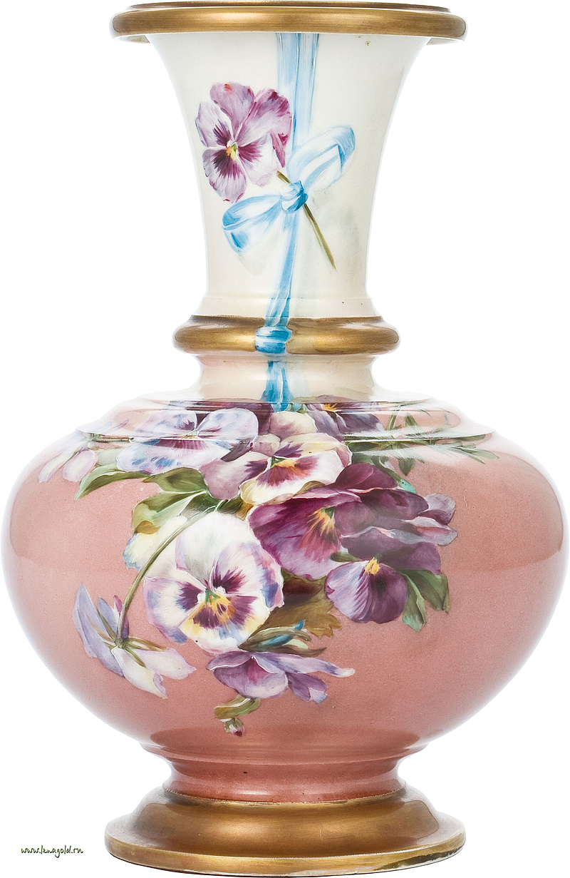 中国风陶瓷花瓶抠图
