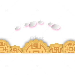 中秋节中秋节背景祥云装饰免下载