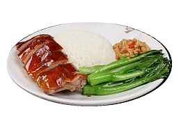 一份清朝腊肉米饭