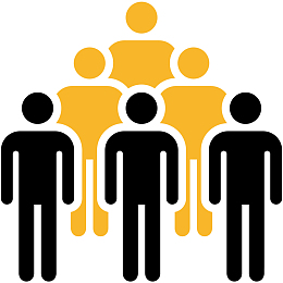 人口统计矢量插画