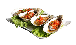 潮汕特色宵夜烤生蚝