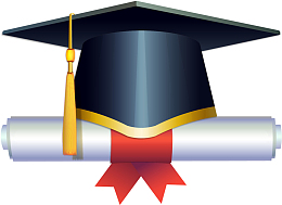 矢量手绘学位