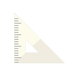 学生文具三角尺图标