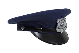 深蓝色警察帽
