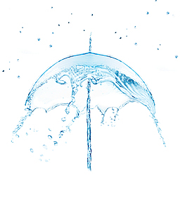 卡通简约水资源相关插画装饰设计