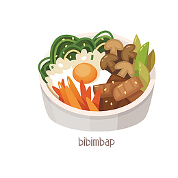 零食小吃矢量手绘
