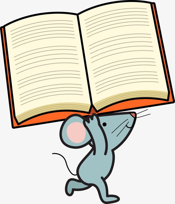 关键词 : 卡通装饰,矢量图案,扁平化,小老鼠,动物,书本[声明] 觅元素