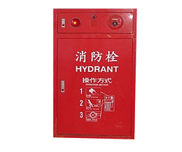 红色不锈钢消防栓箱