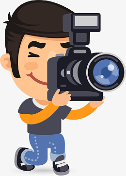 卡通装饰人物介绍海报设计