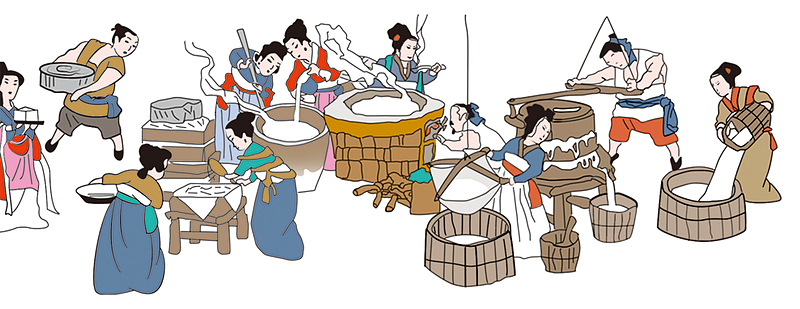 传统豆腐宣传海报