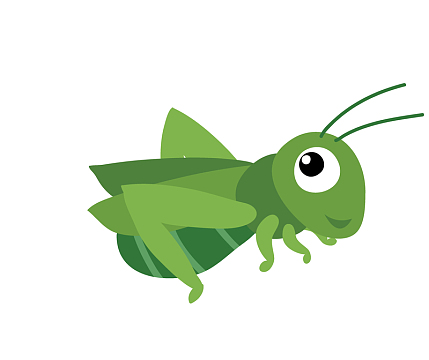 绿色卡通版可爱的蚂蚱png绿色蚂蚱epspng手绘蝗虫png蚱蜢png卡通手绘